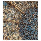 Stunning Scalloped Edge Console Glass Bowl