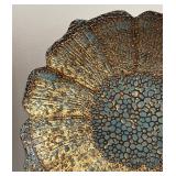 Stunning Scalloped Edge Console Glass Bowl