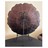 Stunning Scalloped Edge Console Glass Bowl