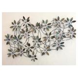 Lovely Leafy Metal Wall Decor