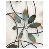 Lovely Leafy Metal Wall Decor