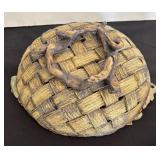 Woven Basket Style Pottery Bowl