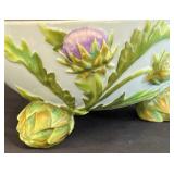 Vintage Musterschultz Condiment Bowl with Coordinating Fork