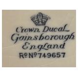 Three Vintage Crown Ducal Gainsborough Line Platters