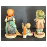 Hummel Figurines including Lil Sweeper, Joyous News and Lost Sheep
