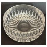 Collection of Crystal and Clear Glass Platter and Variety of Bowls