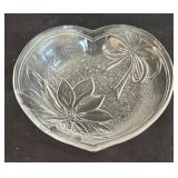 Collection of Crystal and Clear Glass Platter and Variety of Bowls