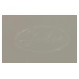 Vintage Fenton Custard Satin Persian Medallion Uranium Bowl