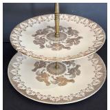 Classy Vintage Three Tier Serving Platter by Knowles