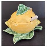 Foreside Basket Bowl and Bordallo Pinheiro Sugar Dish