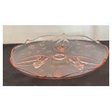 Three Vintage Depression Glass Platters