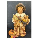 Vintage Ganz Thanksgiving Pilgrim Couple Figurines