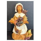 Vintage Ganz Thanksgiving Pilgrim Couple Figurines