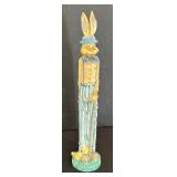 Beautiful Bunny Figurines and Candle