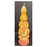 Beautiful Bunny Figurines and Candle