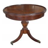 Vintage Drum Table from the Distinctive Furniture Line by Stanley