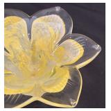Murano Art Glass Flower Dish