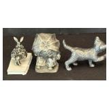 Set of 3 Miniature Fine Pewter Figurines