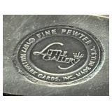 Set of 3 Miniature Fine Pewter Figurines