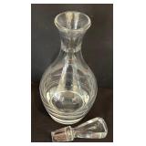 Vintage Stuben Crystal Decanter with Two Cordial Glasses