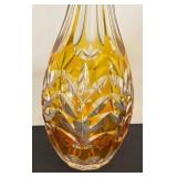 Vintage Nachtmann Traube Cut to Clear Crystal Decanter Set with Coordinating Sherry Glasses