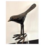 Torre & Tagus Epic Bronzed Resin Bird Sculpture