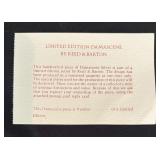 Vintage Limited Edition Damascene Indians Discovering Lewis & Clark Collectors Plate by Charles M. Russell for Reed & Barton