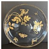 Assorted Vintage Crystal and Clear Glass Platters, Pedestal Plate, Sugar/Creamer Serving Set, Bowl and More!