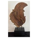 Hand Carved Teak Wood Sculpture