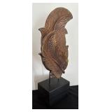 Hand Carved Teak Wood Sculpture