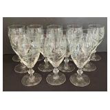 Enticing Etched Stemware