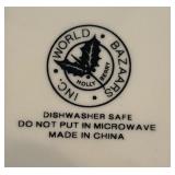 Holly Berry Holiday Christmas Dinnerware Service for 12 by World Bazaars