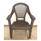 Set of Six Resin Patio Chairs