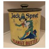 Vintage Jack Sprat Peanut Butter Pail