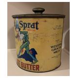 Vintage Jack Sprat Peanut Butter Pail