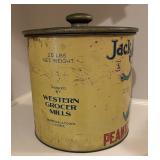 Vintage Jack Sprat Peanut Butter Pail
