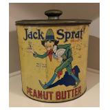 Vintage Jack Sprat Peanut Butter Pail