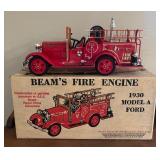 Vintage Jim Beam 1930 Model A Ford Fire Engine Decanter