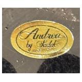 Andrea by Sadek Verdigris Brass Sandpiper Bird on Resin Rock Beach Figurine