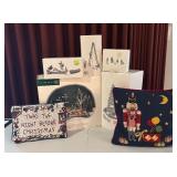 Department 56 Village and Accessories including The Emily Louise, Sea Captain and his Mates, Town Tree and More!