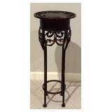 Petite Scrolled Metal Plant Stand