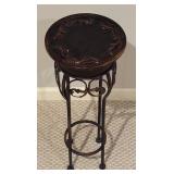 Petite Scrolled Metal Plant Stand