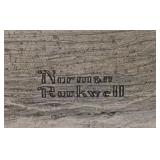 "Stockbridge Main Street at Christmas" Print by Norman Rockwell