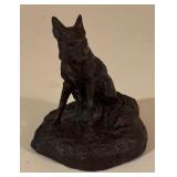 Original Bob Scriver Red Fox Bronze Sculpture