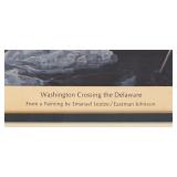 The Surrender of Lord Cornwallis at Yorktown Stamp by John Trumbull and Washington Cossing the Delaware Stamp Print by Emanuel Leutze / Eastman Johnson