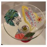 New Las Vegas-tini and Celebration Hand Painted Stemware by Lolita