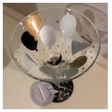 New Las Vegas-tini and Celebration Hand Painted Stemware by Lolita