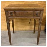 Vintage Sewing Machine Table with Chair