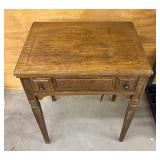 Vintage Sewing Machine Table with Chair