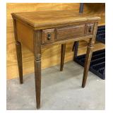 Vintage Sewing Machine Table with Chair